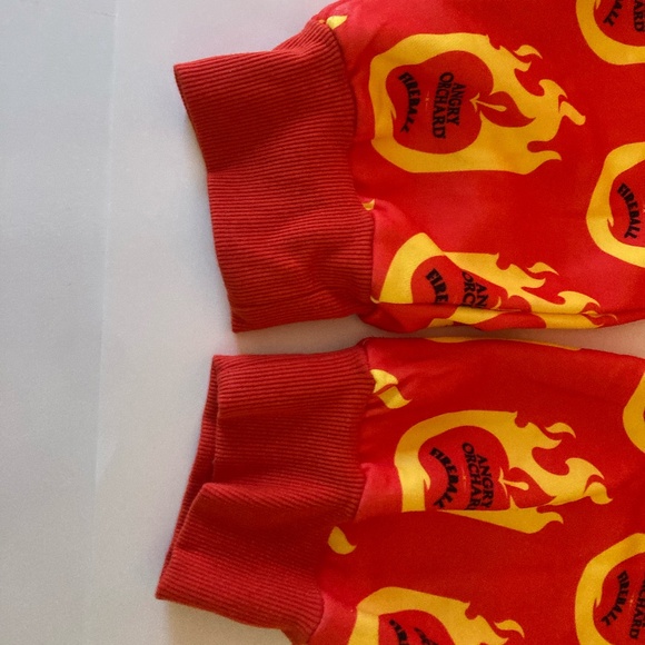 Angry Orchard x Fireball Size Mens Women's M/L One Piece Union Suit Onesie Hood - Picture 7 of 10